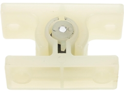 Fecho De Porta Flexível Para Autocaravanas, Feito De Nylon E Metal Branco, Fácil De Instalar, Protege.
