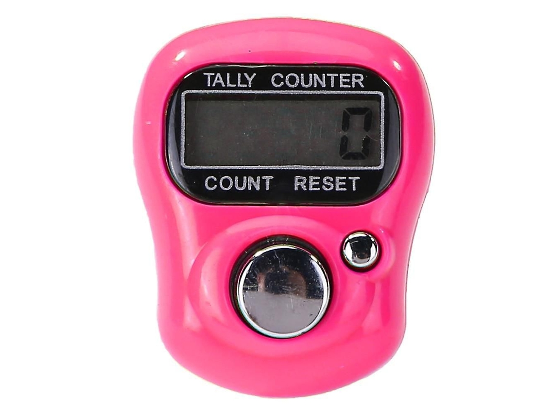 Contador Digital De Dedos Eletrônico Mini Com Display Lcd