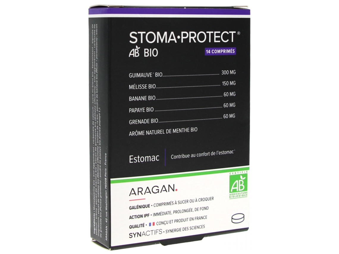 Synactifs Stomaprotect Orgânico 20 Cápsulas ARAGAN