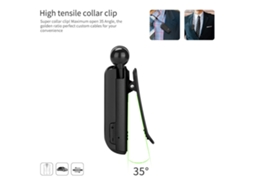Fone De Ouvido Fineblue F990 Wireless Bt Business Retrátil Com Microfone Clip Estéreo