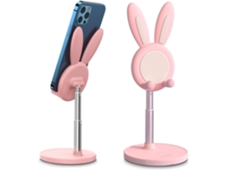 Suporte De Telefone De Coelho Fofo, Suporte De Telefone Celular Com Altura Ajustável-aquaforge
