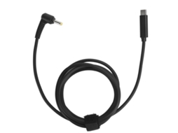 Cabo De Carregamento Rápido Typec Dc4.0x1.7mm 3a De 150cm Para Alimentação De Notebook