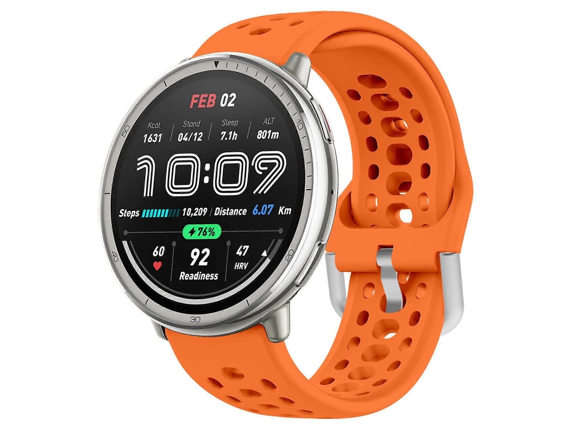 Pulseira De Silicone Esportiva Com Fivela Prateada Xdfind De 20 Mm