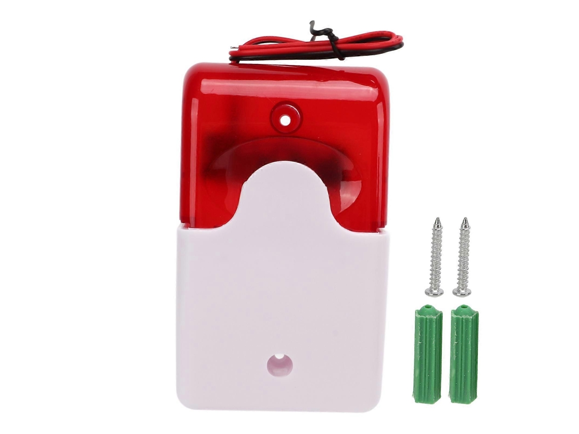 Alarme Sonoro E Luminoso Com Flash Vermelho, Bom Isolamento, Resistente A Impactos, Dispositivo De Segurança De 24v.