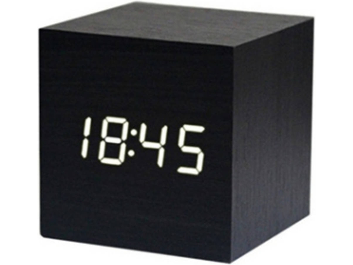 Despertador WJS Digital LED com Indicadores (Preto)