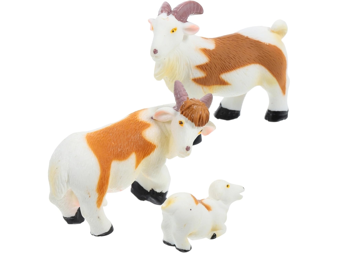 Kit de 3 Ovelhas em Resina, Decoração em Miniatura Fofa para Jardim e Casa de Bonecas, Decoração Criativa de Ovelhas CHABERLU