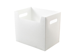 Cesto de Armazenamento Multifuncional Pp Office Organizer para Documentos, Livros e Materiais de Escritório 45l, 29x25x20cm