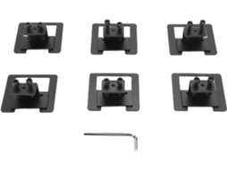 Conjunto De 6 Travas Colchão Antiderrapantes Ajustáveis Zjchao, Grampos De Aço Para Estrutura Cama, Evitam Que O Colchão