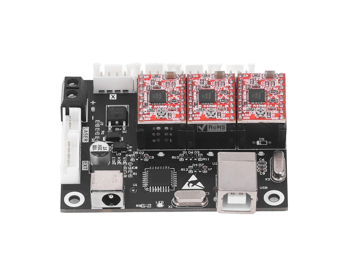 Placa de Controle de Gravador a Laser 3 Eixos com Usb