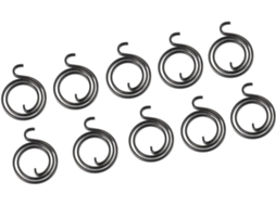 Conjunto De 10 Molas Universais Para Maçanetas Portas Internas Com Diâmetro Externo 28mm E Interno 19mm
