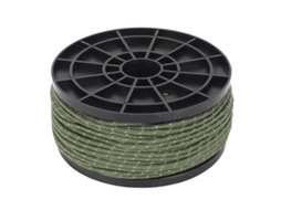 Corda Paracord Reflectiva 164ft Pp 2.5mm Verde Od