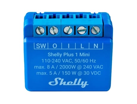 Módulo de automatização SHELLY Plus 1 Mini 3ª Geração