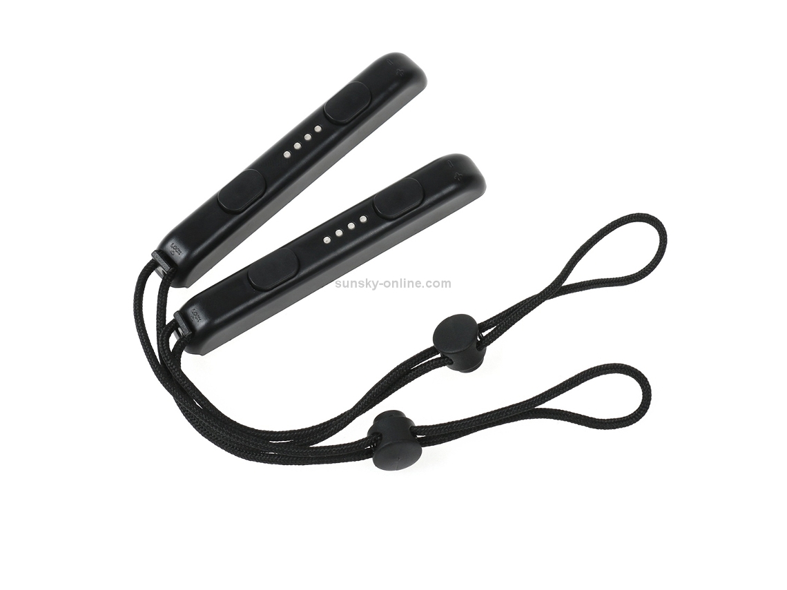 Par De Cordão De Pulso Para Acessórios De Jogos Nintendo Switch Joy-con (preto)