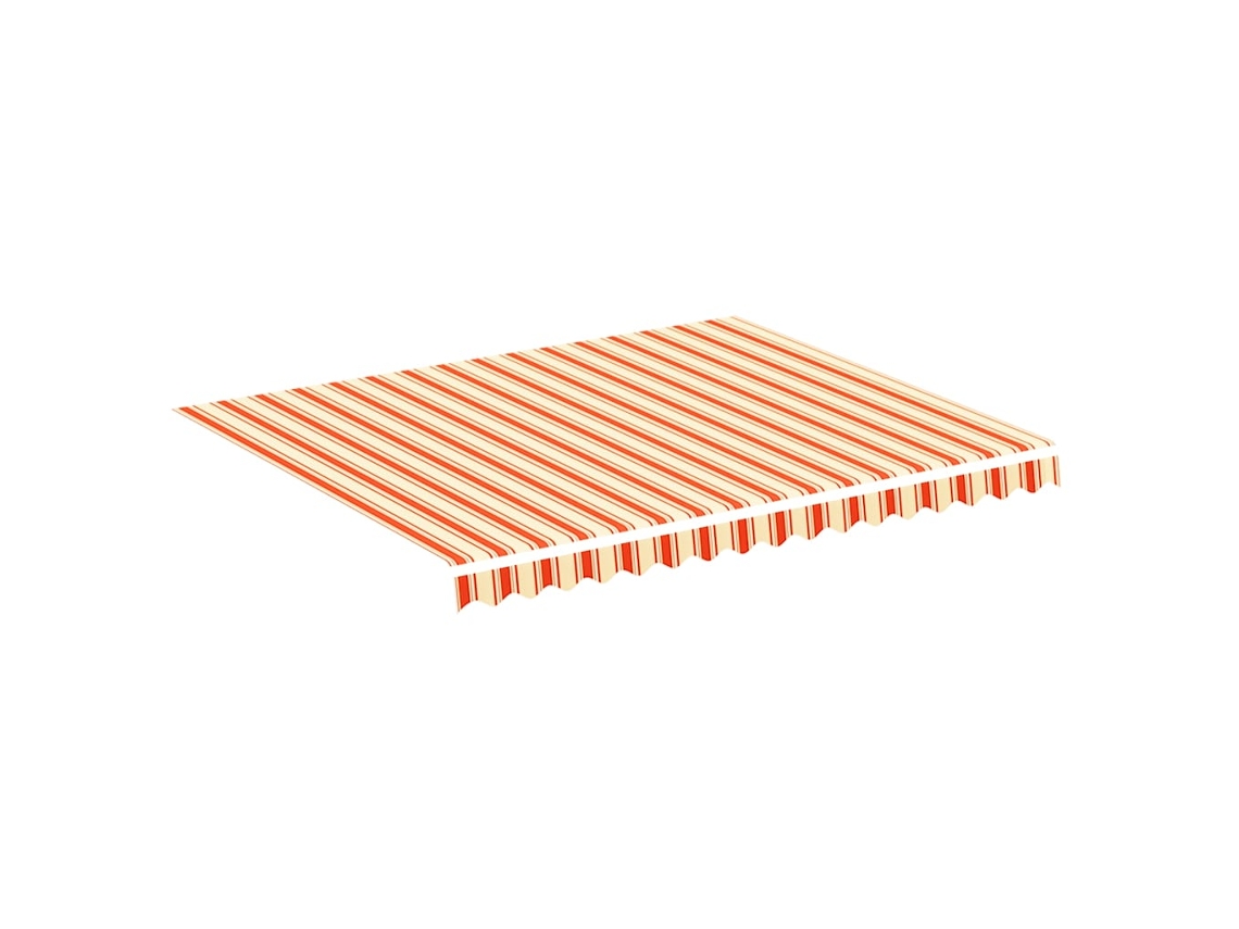 Conjunto 1 Tecido De Substituição Para Toldo Vidaxl Multicolor Tecido Poliéster (280 X 245 X 20 Cm)