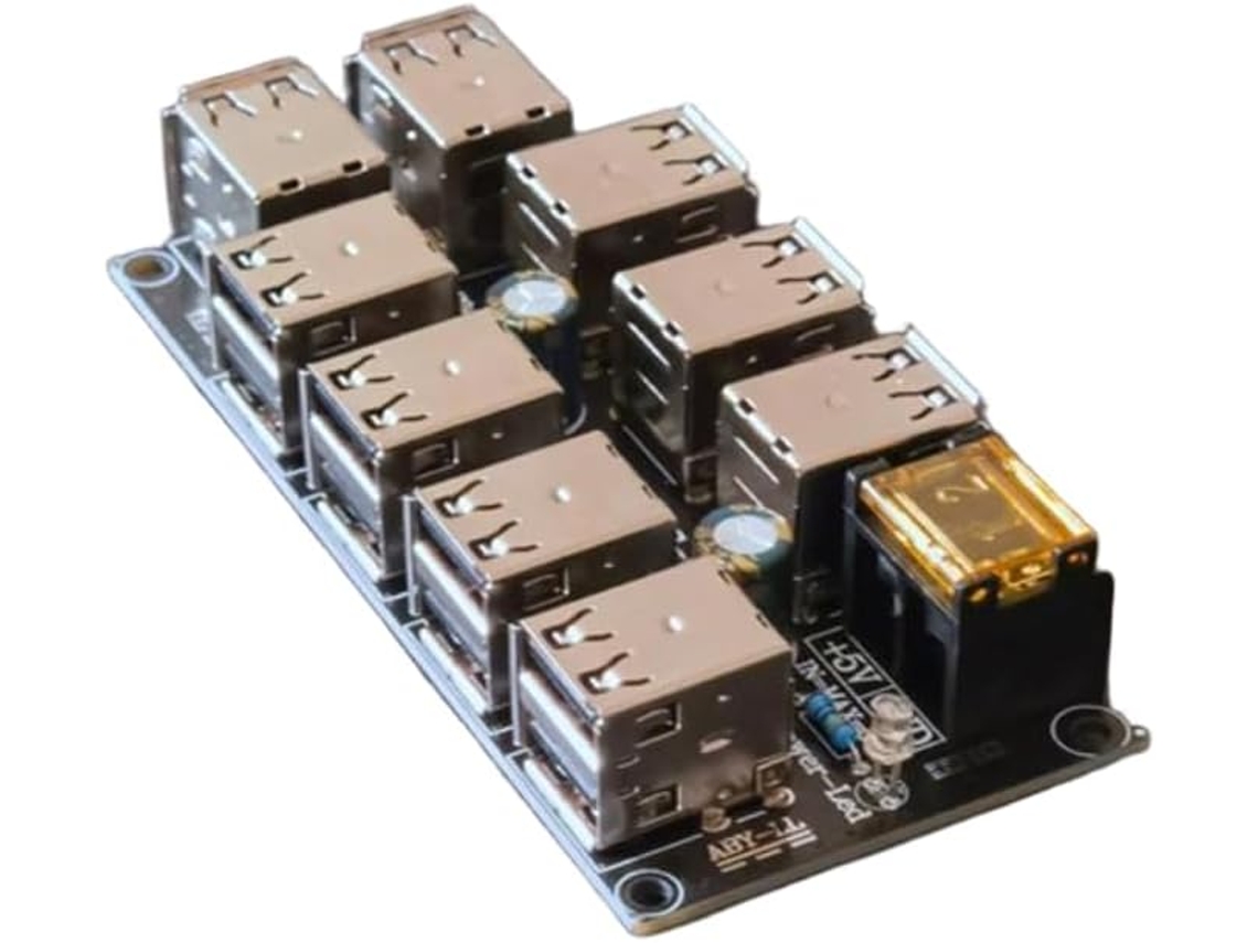 - Placa De Carregamento Usb Com Múltiplas Interfaces, Fonte