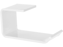 Popetpop Suporte Para Casque Gamer Branco Em Acrílico, Design Mural Moderno E Minimalista, Proteção À