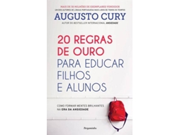 Livro 20 Regras de Ouro para Educar Filhos e Alunos de Augusto Cury (Português)