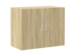 Wall Cabinet, Wall Cabinets Vidaxl Marrom Madeira Processada (n/a)