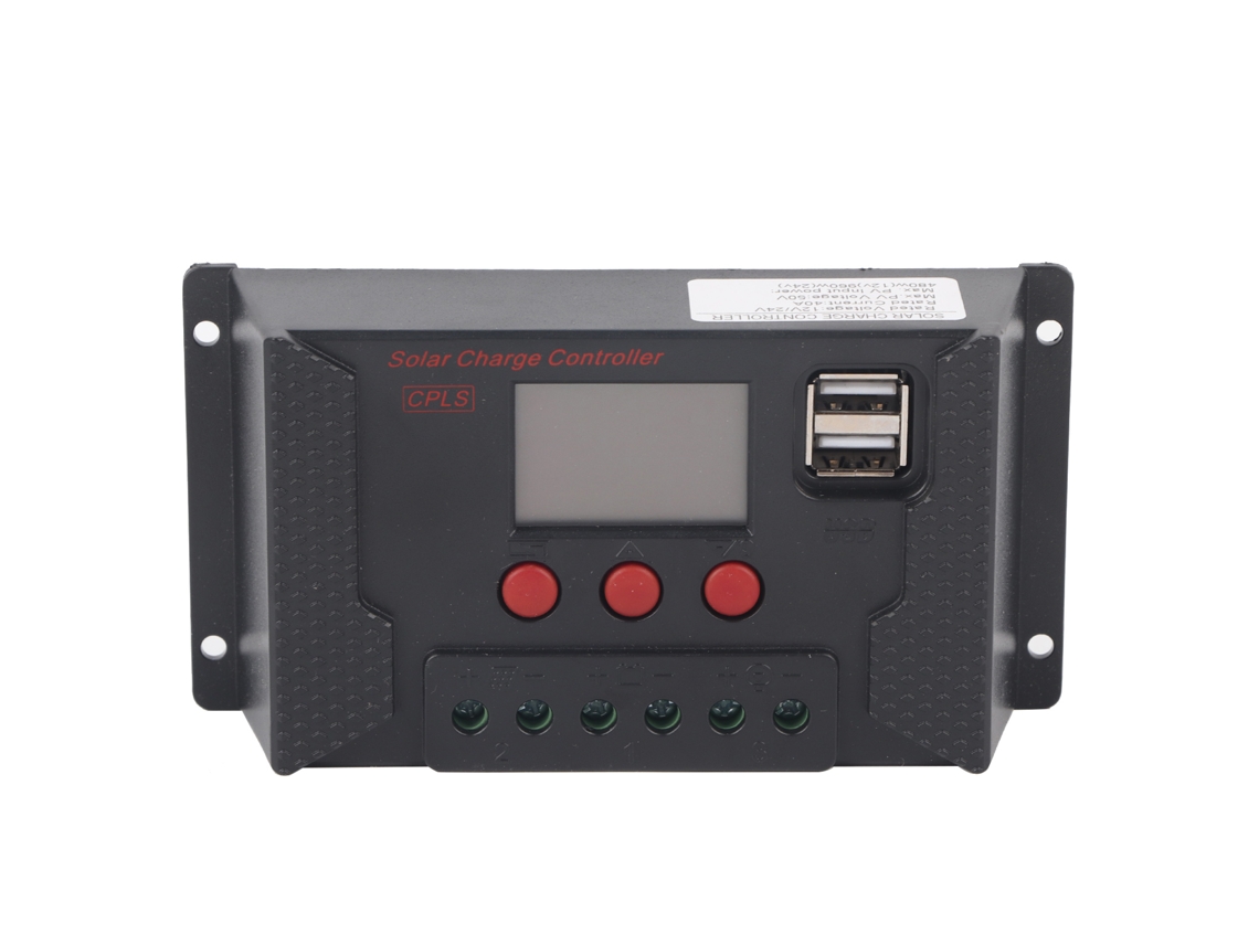 Controlador de carga solar PWM Primerox 40A, 12V/24V, regulador de bateria solar portátil