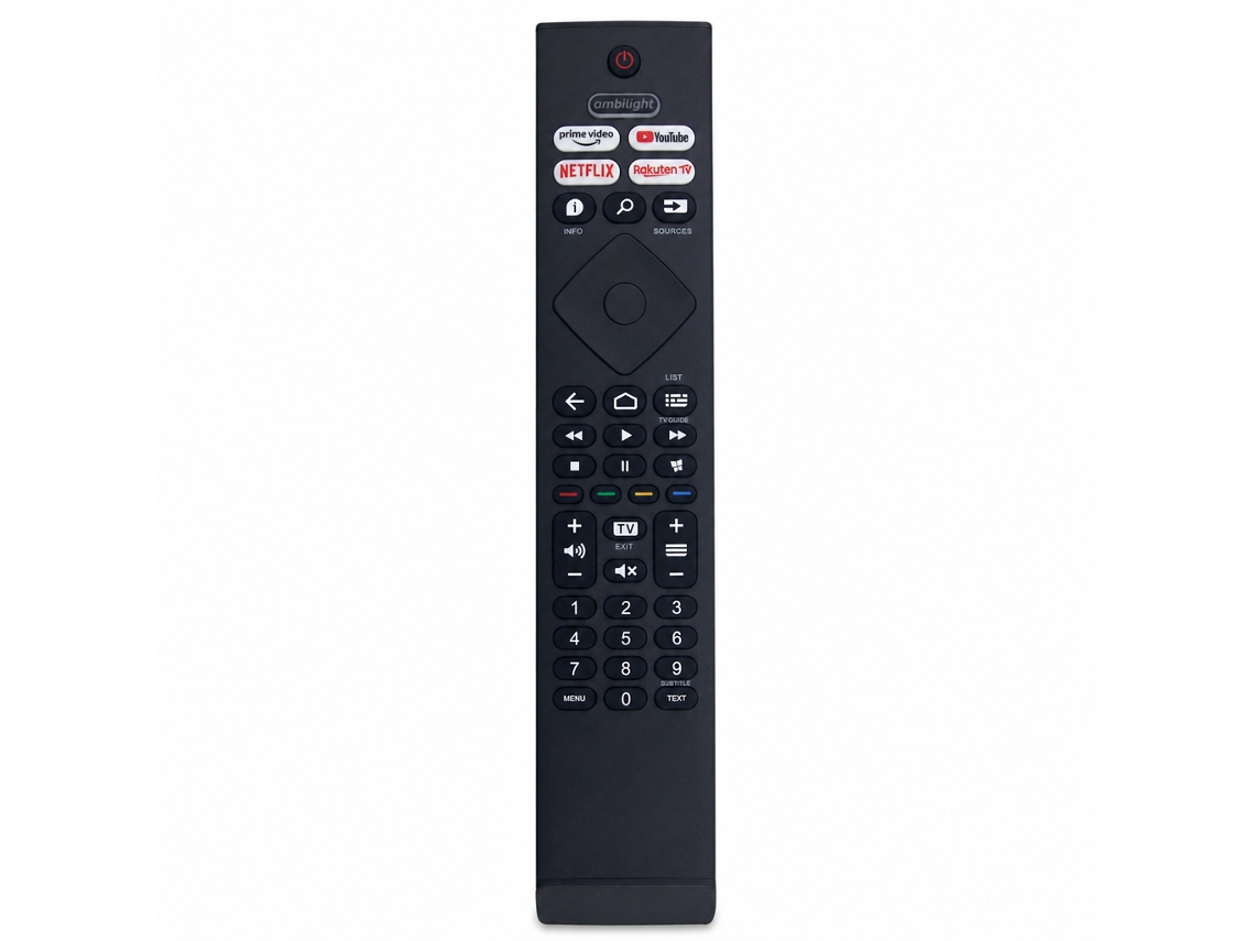 Comando À Distância Para Tv Compatível Com Philips Rm-l1760 Brc0984502/01 Brc0984501/01