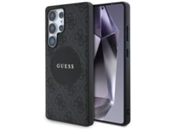 Capa Guess Para Samsung Galaxy S25 Ultra Magnético 4g Redondo Com Logotipo