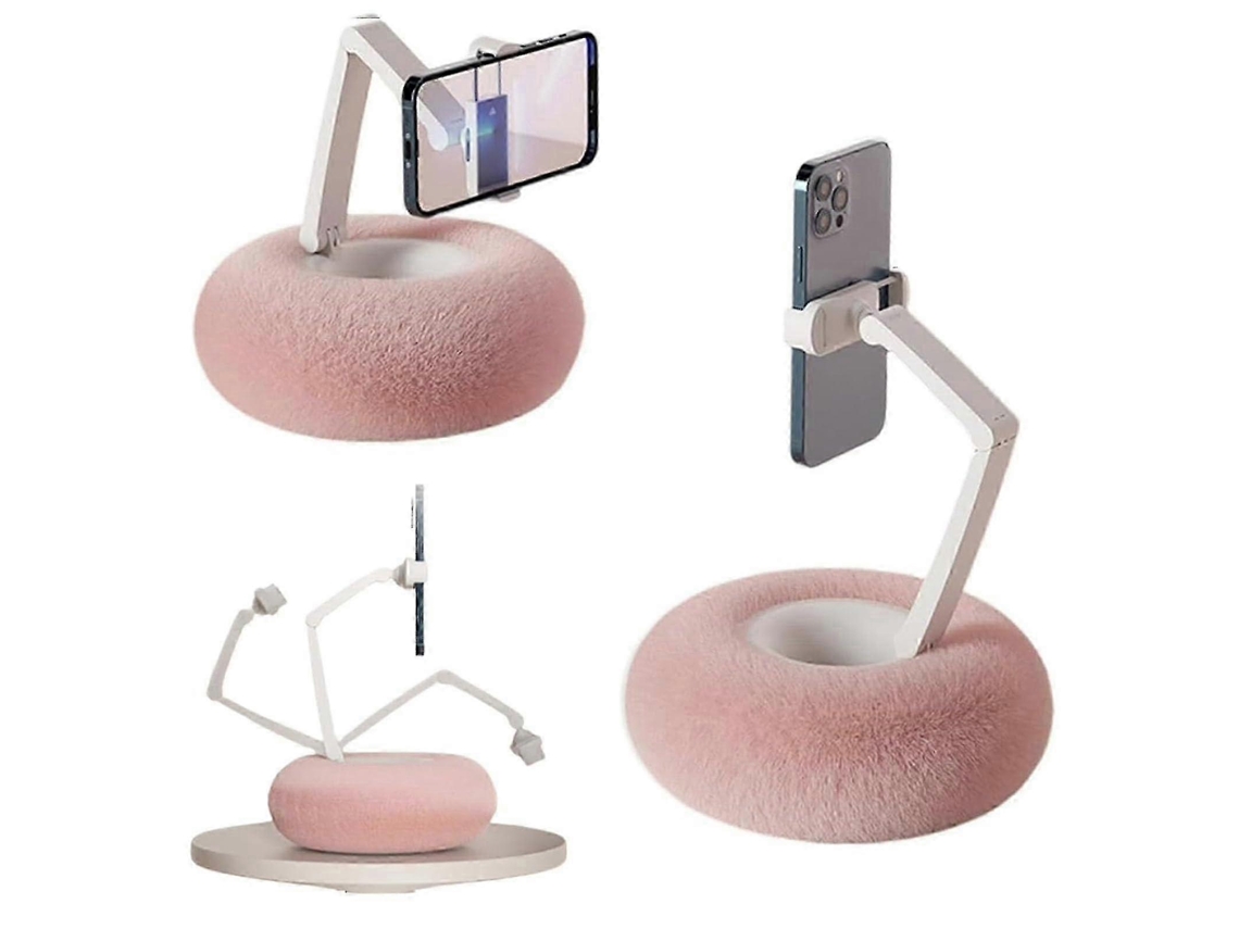 Tigela De Pelúcia Com Suporte Para Kindle, Suporte Para Celular Com Almofada De Pelúcia, Suporte Ajustável De Pelúcia Para Kindle-aquaforge