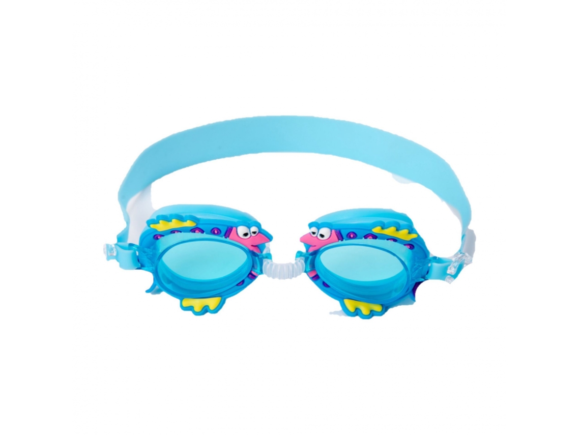 Óculos de Natação AQUAFORGE Infantil Verde Claro e Roxo, Pacote com 2, Proteção UV, Amplo Campo de Visão