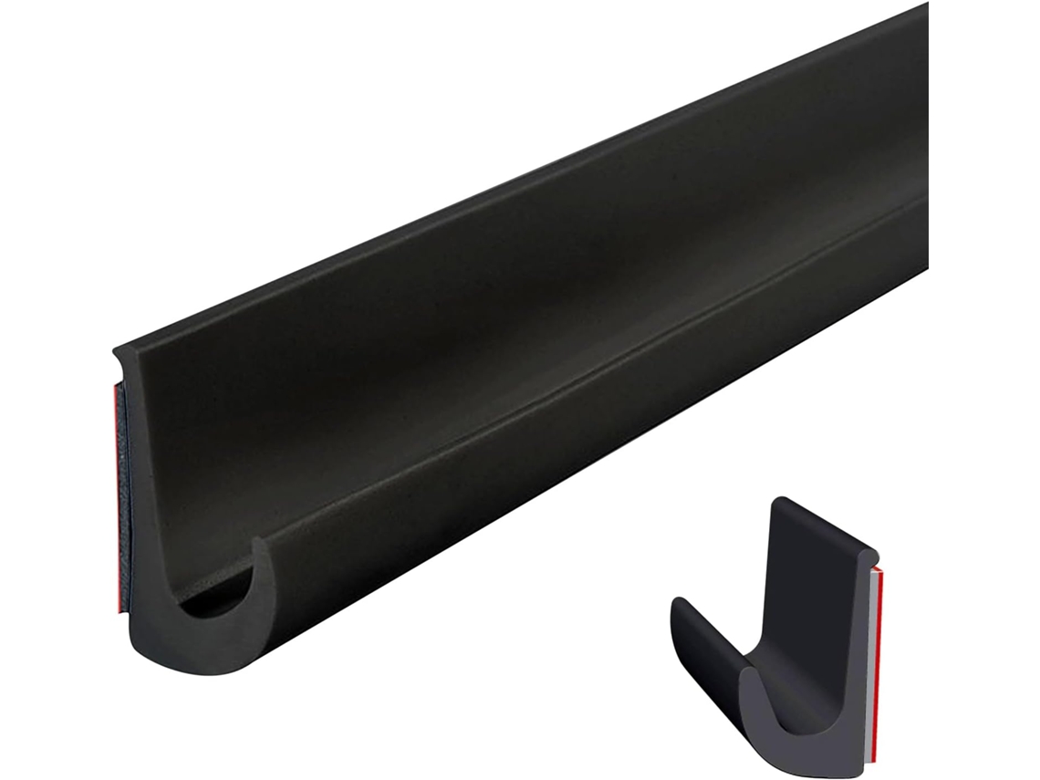 Calha de teto em formato de J para veículos recreativos - Adesivo de PVC - Para veículos, caminhões, autocaravanas, barcos e carros.