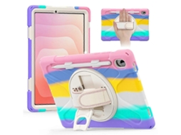 Capa Para Tablet Compatível Com Samsung Galaxy Tab S11, Feita De Tpu + Pc + Silicone Com Suporte E Proteção Contra Quedas.