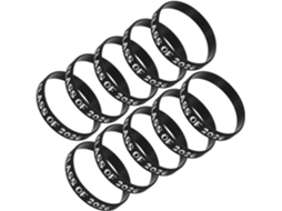 Pulseiras De Formatura Angooily, 10 Unidades, Em Silicone, Ideais Para Eventos E Festas Venda Por Atacado Pulseiras De