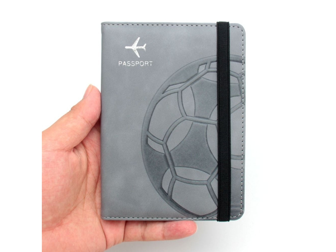 Porta-passaporte Rfid, Bolsa Para Passaporte, Cinza