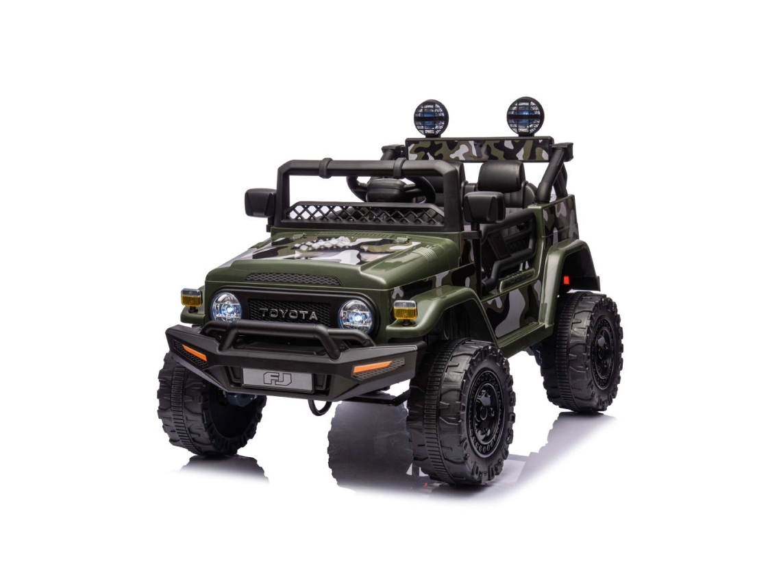Carro Elétrico Toyota Fj Cruiser 4x4 Com Licença Oficial Da Chipolino - Army Green