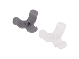Organizador de cabos de plástico resistente (2 peças) para eletrodomésticos de cozinha, mantendo tudo organizado.