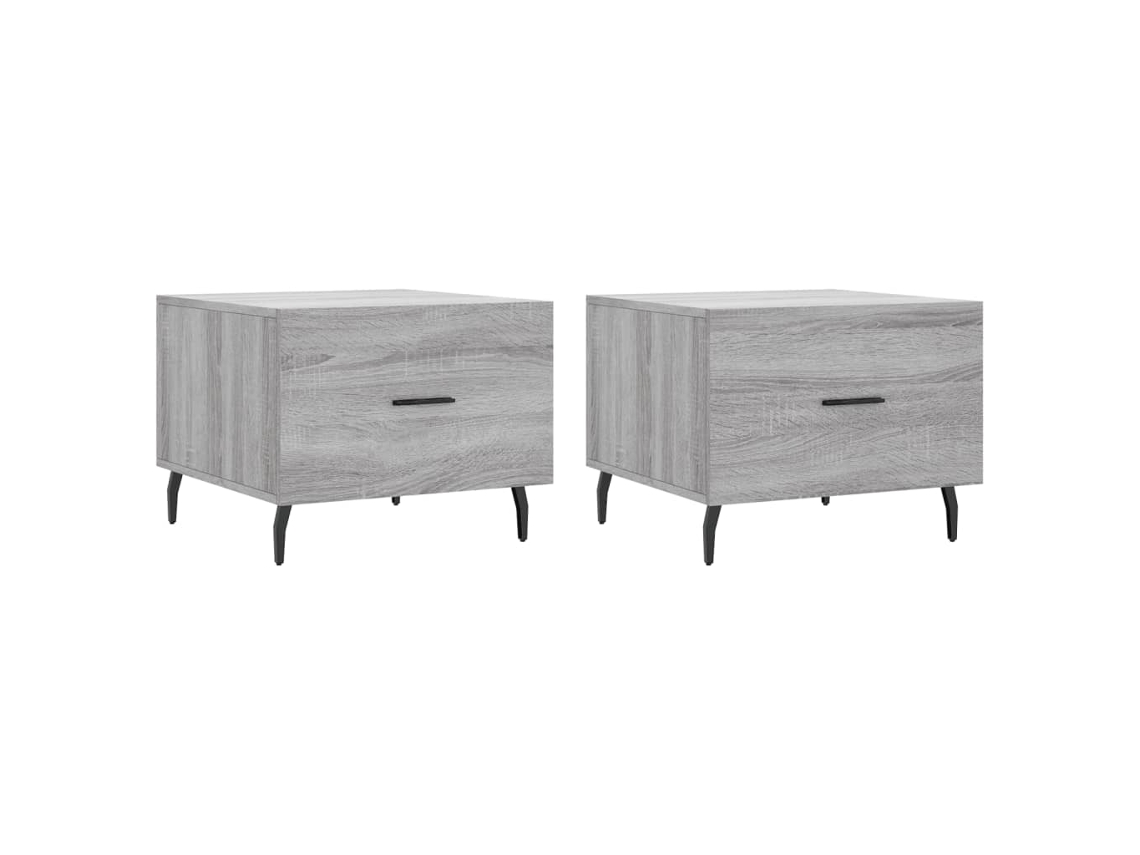 Coffee Table, Coffee Tables Vidaxl Cinzeto Madeira Processada (n/a)