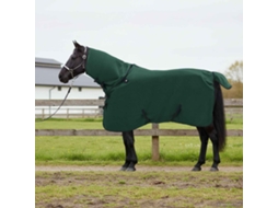 Vidaxl Cobertor De Cavalo Verde Escuro Total 75 Cm Fleece De Poliéster