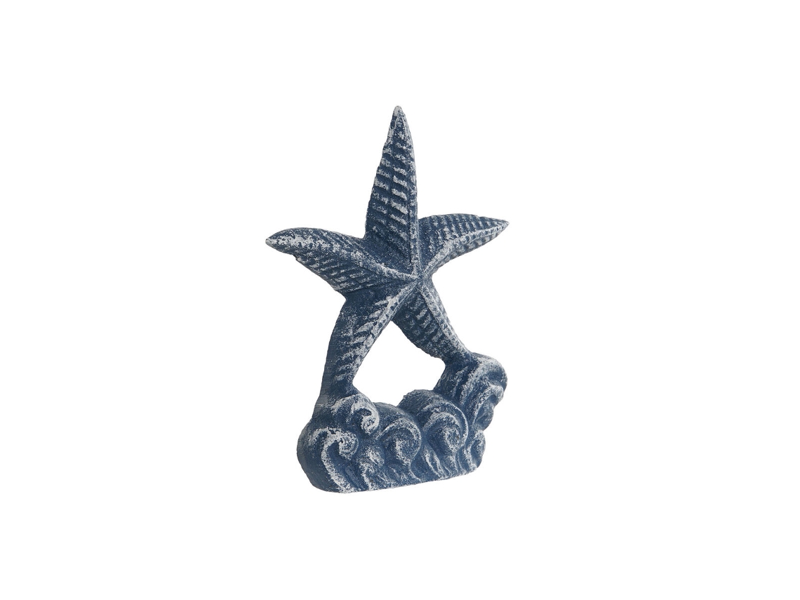 Batente de porta de ferro Home Esprit 12 x 6 x 15 cm Estrela