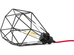 Candeeiro de Mesa LEDBYLED Dogui (Preto/Vermelho)