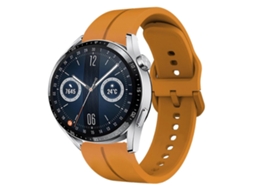 Pulseira De Silicone Com Laço De 46 Mm E 22 Mm Para Huawei Watch Gt3