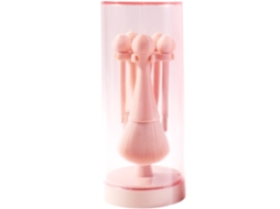 Pincéis de Maquiagem 5 Conjuntos Profissionais Denso Suave Pó Macio Blush Sombra Base Corretivo Iluminador Pincel Completo UISAVE