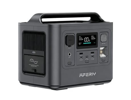 Estação De Energia Aferiy Af P010 Bateria Lifepo4 512wh Inversor De Onda Senoidal Pura 800w Design Leve Com 8 Portas De Saída Saída Tipo C Fozuanei