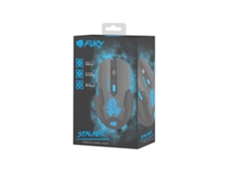 Fury Stalker Rato Mão Direita Rf Wireless Ótico 2000 Dpi