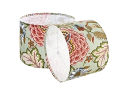Abajur De Linho Abajur Em Forma De Tambor 33 X 25 Cm Floral Escuro Vevor