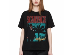 Rockinstone Scarface Movie Palms Miami Black Adult T-shirt Size:l