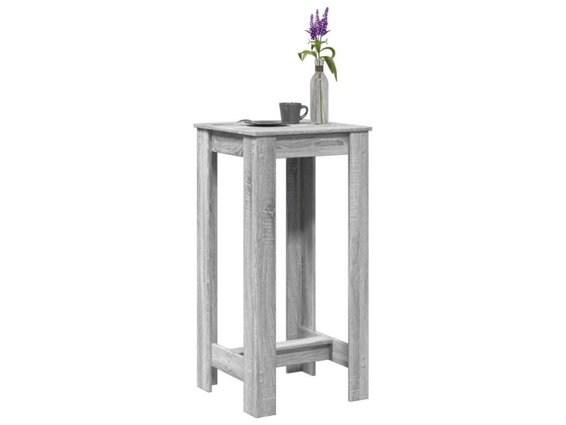Vidaxl Mesa De Bar 51x50x103,5 Cm Derivados De Madeira Cinzento Sonoma