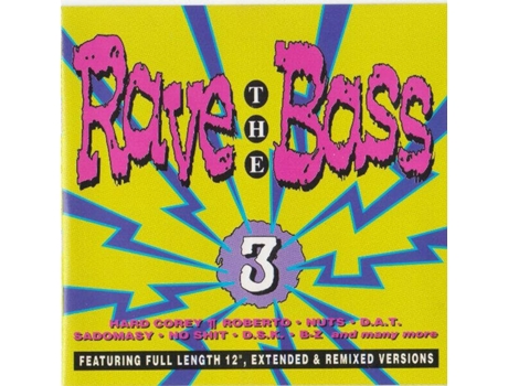 Cd Rave The Bass 3 Dance Factory