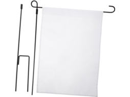 Conjunto De Mastro De Bandeira De Jardim Branco, Design Faça Você Mesmo, Decoração Festiva. Gokoco
