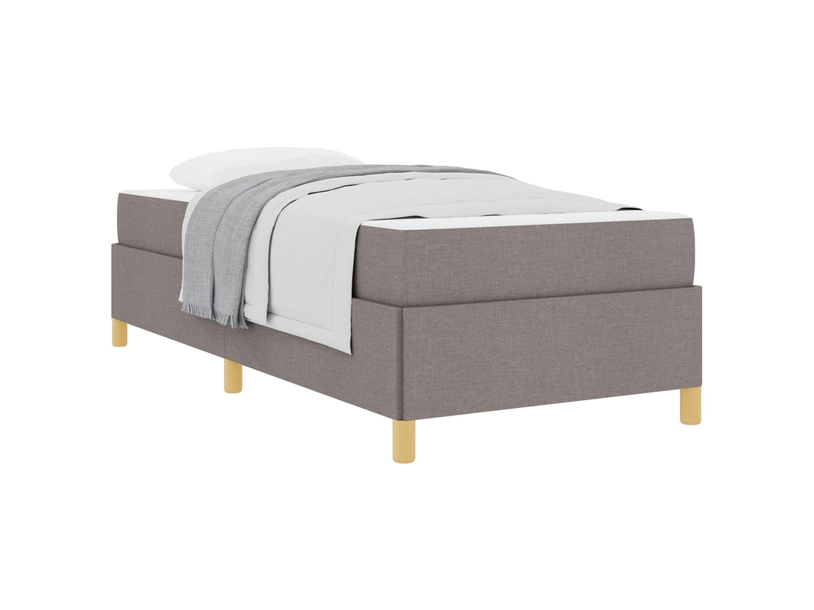 Estrutura da Cama Cinzento Acastanhado Tecido MAISON EXCLUSIVE 90x190 cm