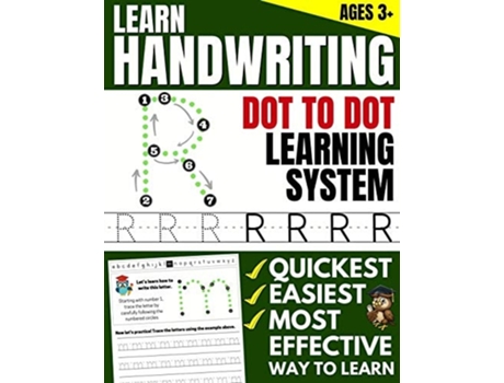 Livro Learn Handwriting Dot To Dot Practice Print Book De Brighter Child Company (inglês)