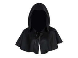 2026 capucha Medieval de Punto Plano Con Capa para Disfraces Cosplay Hombre Mujer