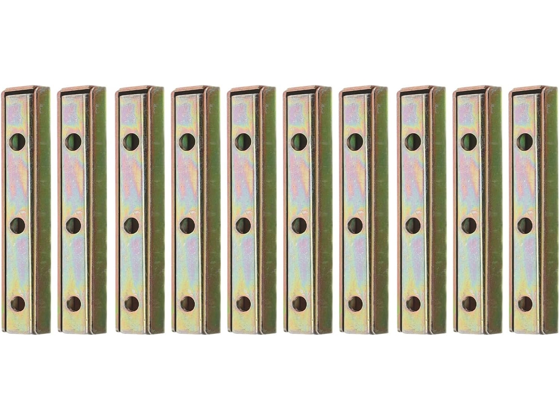 Conector De Metal Para Móveis Amosfun, Conjunto De 10 Peças, Suporte De Fixação Para Sofá E Prateleiras, Compatível Com